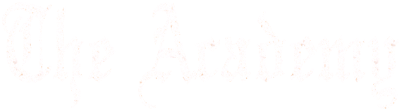 The Academy White Logo